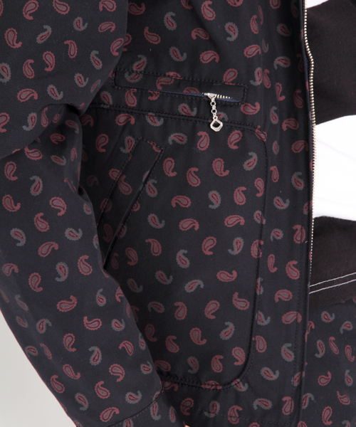 BEAMS PLUS（ビームスプラス）の「○BEAMS PLUS / ストームジャケット ペイズリー（ブルゾン・メンズ・ネイビー・LARGE/SMALL/MEDIUM/X-LARGE）」の10枚目の写真