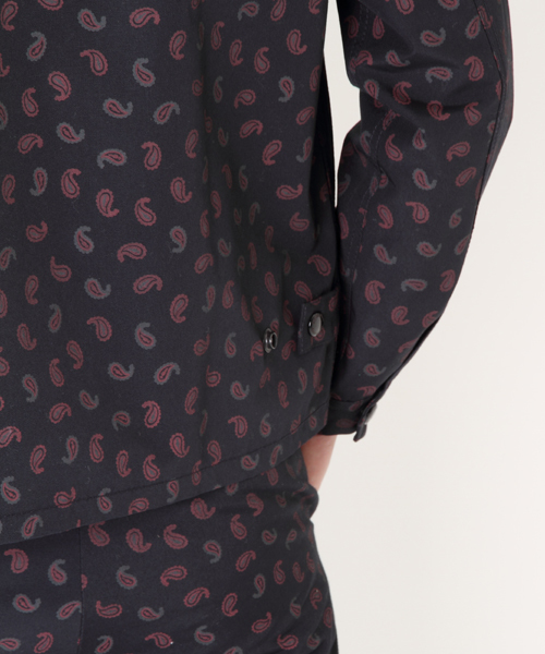 BEAMS PLUS（ビームスプラス）の「○BEAMS PLUS / ストームジャケット ペイズリー（ブルゾン・メンズ・ネイビー・LARGE/SMALL/MEDIUM/X-LARGE）」の11枚目の写真