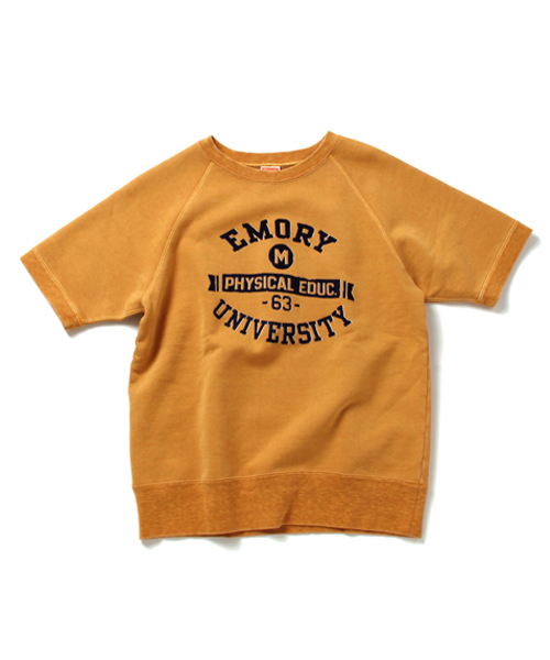 BEAMS（ビームス）の「○CHESWICK×BEAMS / 別注 ラグラン S/S SWEAT（スウェット・メンズ・オフホワイト/ネイビー/イエロー・SMALL/LARGE/MEDIUM）」の8枚目の写真