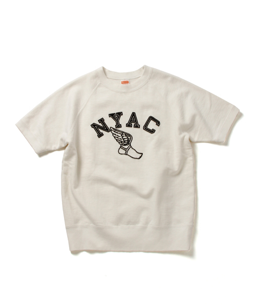 BEAMS（ビームス）の「○CHESWICK×BEAMS / 別注 ラグラン S/S SWEAT（スウェット・メンズ・オフホワイト/ネイビー/イエロー・SMALL/LARGE/MEDIUM）」の10枚目の写真