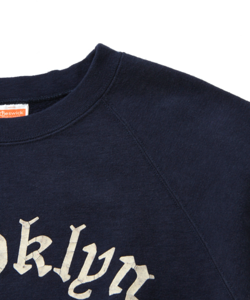 BEAMS（ビームス）の「○CHESWICK×BEAMS / 別注 ラグラン S/S SWEAT（スウェット・メンズ・オフホワイト/ネイビー/イエロー・SMALL/LARGE/MEDIUM）」の13枚目の写真
