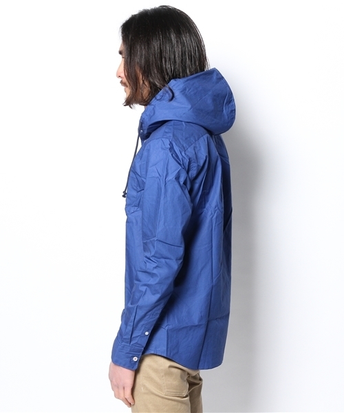 WEGO(ウィゴー)の「WEGO/フーデッドシャツ(シャツ/ブラウス・メンズ・ワイン/ホワイト/ブルー/ブルー系その他・LARGE/MEDIUM)」の5枚目の写真