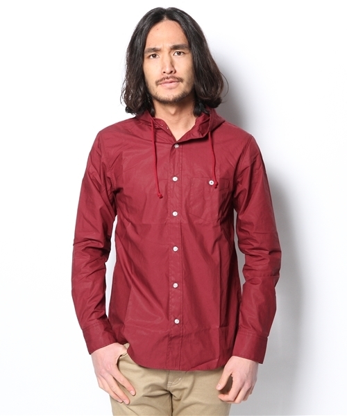 WEGO(ウィゴー)の「WEGO/フーデッドシャツ(シャツ/ブラウス・メンズ・ワイン/ホワイト/ブルー/ブルー系その他・LARGE/MEDIUM)」の20枚目の写真