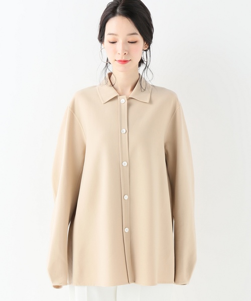 CITYSHOP（シティーショップ）の「【ARCH THE】 shirt ジャケット（ブルゾン・レディース・ベージュ・MEDIUM）」の11枚目の写真