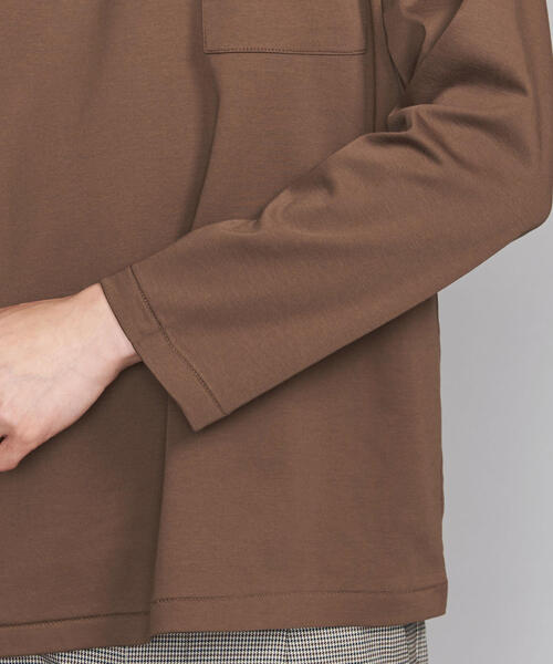 BEAUTY&YOUTH UNITED ARROWS（ビューティーアンドユースユナイテッドアローズ）の「BY ダブルガス ワイドフォルム カットソー（Tシャツ/カットソー・メンズ・ホワイト/ダークグレー/モカ/その他1・XX-LARGE/X-LARGE/LARGE/MEDIUM/SMALL）」の13枚目の写真