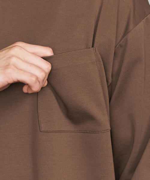 BEAUTY&YOUTH UNITED ARROWS（ビューティーアンドユースユナイテッドアローズ）の「BY ダブルガス ワイドフォルム カットソー（Tシャツ/カットソー・メンズ・ホワイト/ダークグレー/モカ/その他1・XX-LARGE/X-LARGE/LARGE/MEDIUM/SMALL）」の17枚目の写真