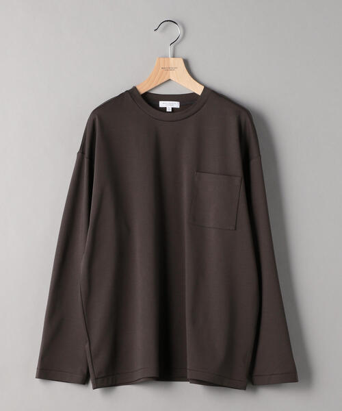 BEAUTY&YOUTH UNITED ARROWS（ビューティーアンドユースユナイテッドアローズ）の「BY ダブルガス ワイドフォルム カットソー（Tシャツ/カットソー・メンズ・ホワイト/ダークグレー/モカ/その他1・XX-LARGE/X-LARGE/LARGE/MEDIUM/SMALL）」の5枚目の写真