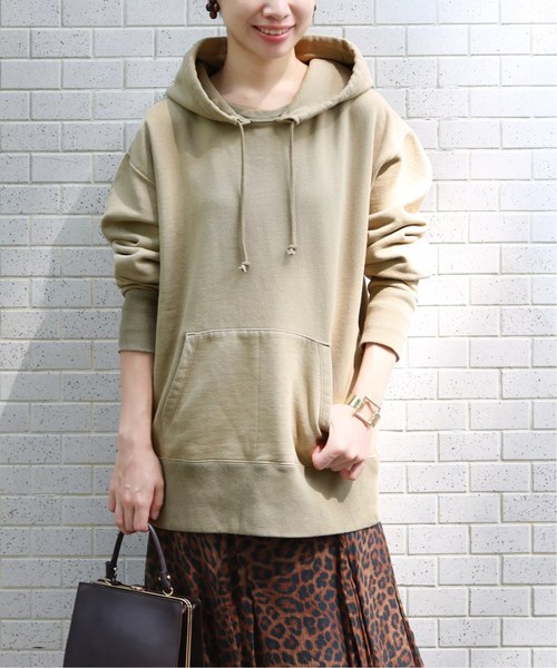 IENA(イエナ)の「CHAMPION*IENA 別注 HVW VINTAGE フーディー◆(パーカー・レディース・ブラック/グレー系その他/ベージュ/カーキ・FREE)」の3枚目の写真