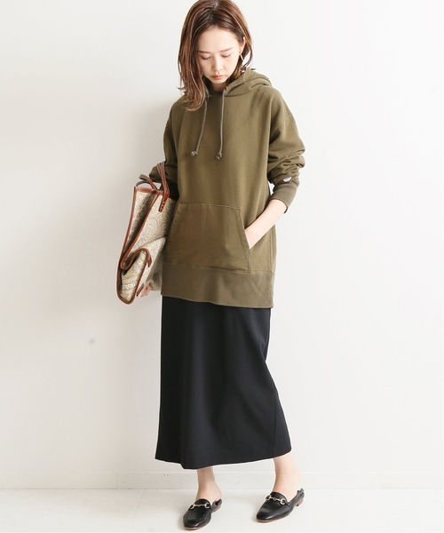 IENA(イエナ)の「CHAMPION*IENA 別注 HVW VINTAGE フーディー◆(パーカー・レディース・ブラック/グレー系その他/ベージュ/カーキ・FREE)」の17枚目の写真