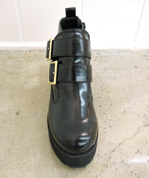 goocy（グーシー）の「ボリュームブーツ（ブーツ・レディース・クリアブラック/ブラック・36/38/37）」の3枚目の写真