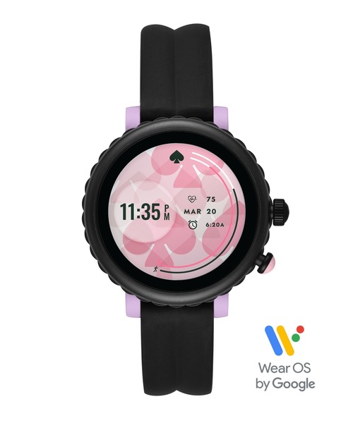 kate spade new york(ケイトスペード ニューヨーク)の「【スポーツスマートウォッチ】Scallop Smartwatch 'SPORT' KST2017(腕時計)」|ブラック