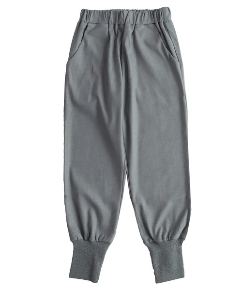 antiqua（アンティカ）の「裾リブテーパードパンツ（その他パンツ・レディース・ブラック/ブラウン系その他/グレー/ベージュ・S/M/L）」の8枚目の写真