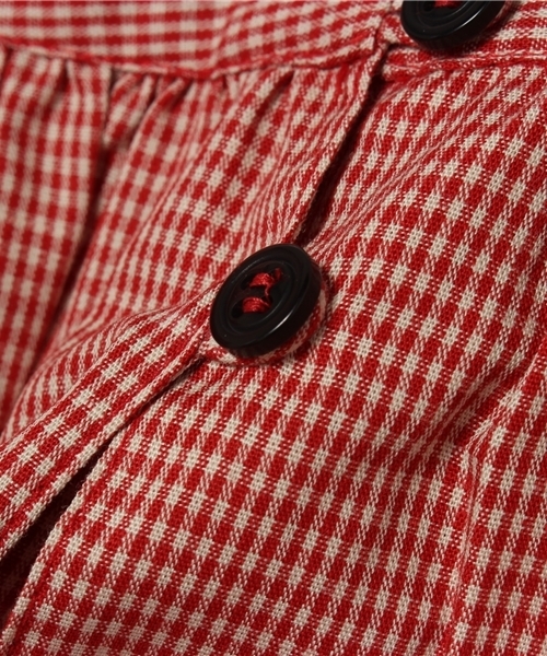 BONTON ボントン リバティブラウス　後ろボタン　花柄　size 10 BONTON（ボントン）の「8歳用 リバティチェックブラウス（シャツ