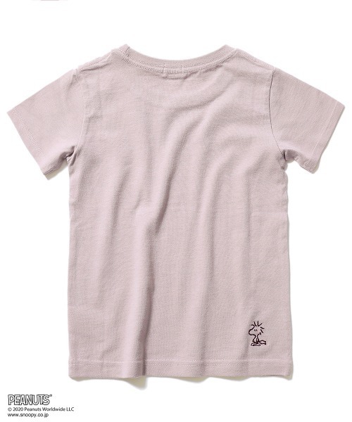 devirock（デビロック）の「PEANUTS スヌーピー柄Tシャツ（Tシャツ/カットソー・キッズ・パープル系その他/ブルーグレー/ホワイト・150cm/130cm/120cm/110cm/140cm/100cm/160cm）」の11枚目の写真