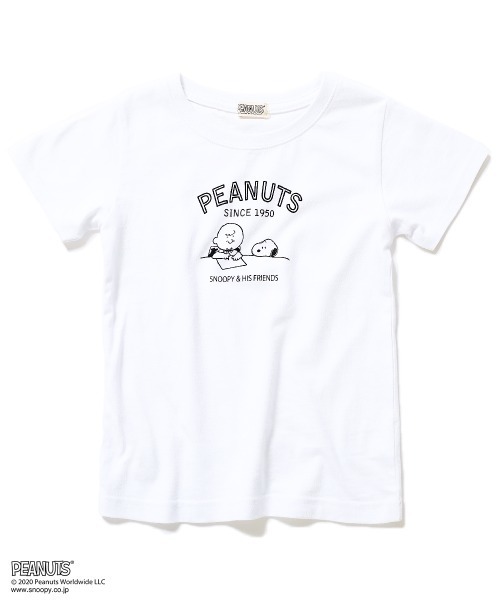 devirock（デビロック）の「PEANUTS スヌーピー柄Tシャツ（Tシャツ/カットソー・キッズ・パープル系その他/ブルーグレー/ホワイト・150cm/130cm/120cm/110cm/140cm/100cm/160cm）」の12枚目の写真