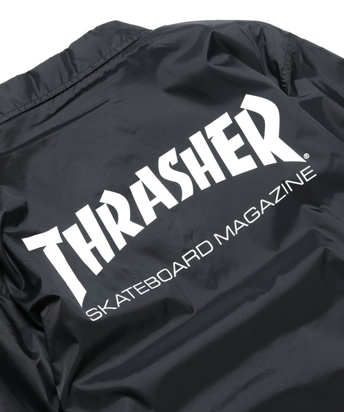 THRASHER(スラッシャー)の「THRASHER/スラッシャー MAG COACH JACKET コーチジャケット(ナイロンジャケット・メンズ・ブラック/ネイビー/バーガンディー/グリーン・M/L/XL/S)」の12枚目の写真