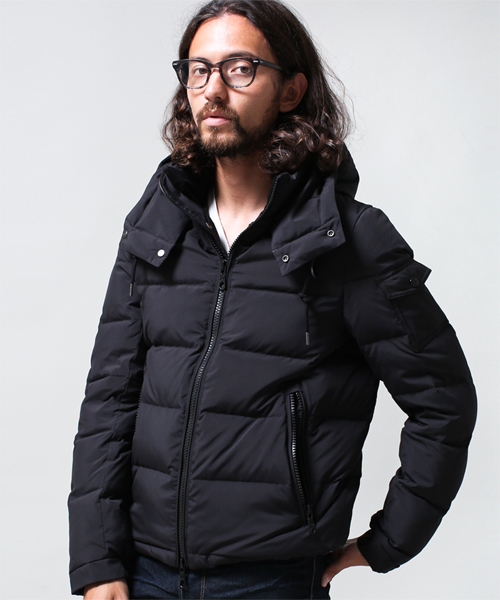 NANO universe（ナノユニバース）の「西川ダウンジャケット（ダウンジャケット/コート・メンズ・ブラック/カーキ/ネイビー・X-LARGE/SMALL/MEDIUM/LARGE）」の4枚目の写真