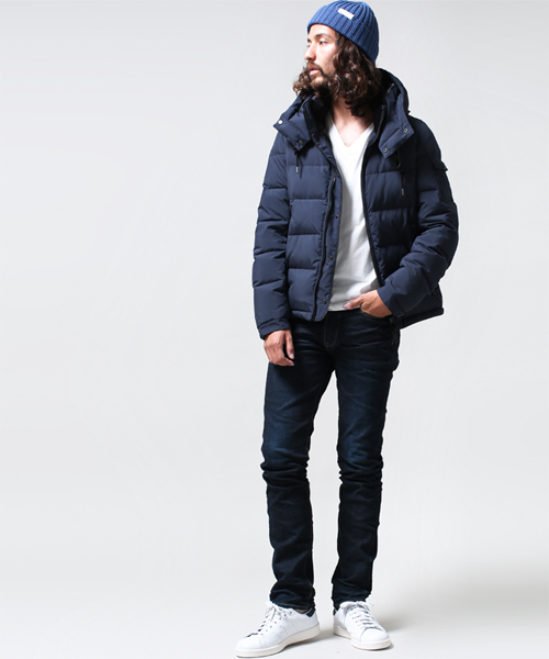 NANO universe（ナノユニバース）の「西川ダウンジャケット（ダウンジャケット/コート・メンズ・ブラック/カーキ/ネイビー・X-LARGE/SMALL/MEDIUM/LARGE）」の10枚目の写真