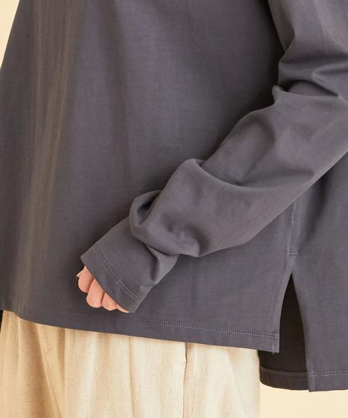 BEAUTY&YOUTH UNITED ARROWS（ビューティーアンドユースユナイテッドアローズ）の「BY∴ ボートネックロングスリーブカットソーо（Tシャツ/カットソー・レディース・オフホワイト/コバルトブルー/ベージュ・FREE）」の11枚目の写真