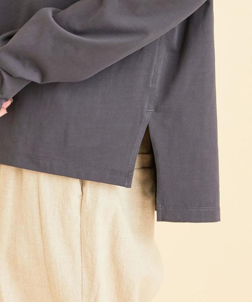 BEAUTY&YOUTH UNITED ARROWS（ビューティーアンドユースユナイテッドアローズ）の「BY∴ ボートネックロングスリーブカットソーо（Tシャツ/カットソー・レディース・オフホワイト/コバルトブルー/ベージュ・FREE）」の12枚目の写真