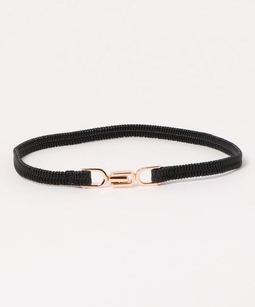 Heather（ヘザー）の「ビットゴムベルト　876188（ベルト・レディース・ブラック/ブラウン・ONE SIZE）」の2枚目の写真