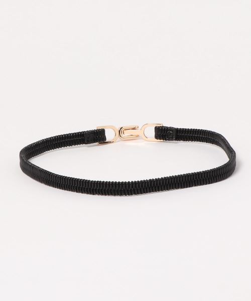 Heather（ヘザー）の「ビットゴムベルト　876188（ベルト・レディース・ブラック/ブラウン・ONE SIZE）」の3枚目の写真