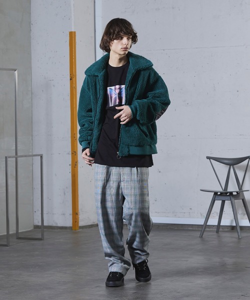 act'm(アクトム)の「act'm オーバーサイズ バタフライプリント 長袖 カットソー(Tシャツ/カットソー・メンズ・ホワイト/ブラック/オレンジ・1/2/3)」の14枚目の写真