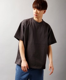 POWER TO THE PEOPLE ビッグシルエット 天竺 無地半袖Tシャツ