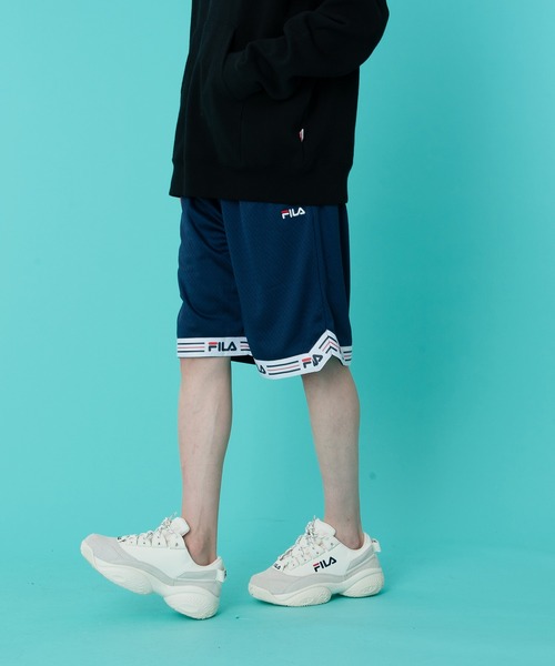 セール Fila フィラ ブランドロゴ メッシュ ハーフパンツ ショートパンツ その他パンツ Fila フィラ のファッション通販 Zozotown