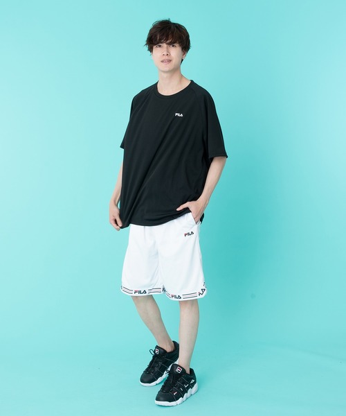 FILA(フィラ)の「【FILA/フィラ】ブランドロゴ メッシュ ハーフパンツ/ショートパンツ(その他パンツ・メンズ・ホワイト/ブラック/ネイビー・M/L/LL)」の8枚目の写真