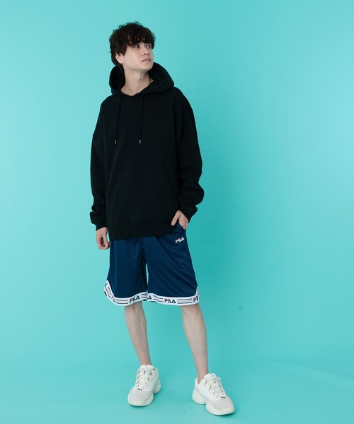 FILA(フィラ)の「【FILA/フィラ】ブランドロゴ メッシュ ハーフパンツ/ショートパンツ(その他パンツ・メンズ・ホワイト/ブラック/ネイビー・M/L/LL)」の10枚目の写真
