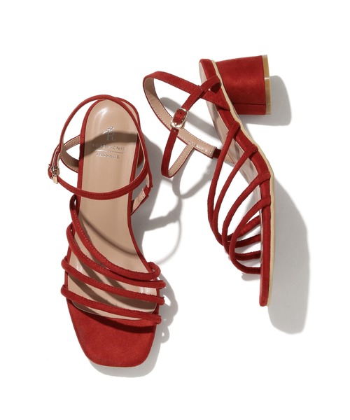 ROPE' PICNIC（ロペピクニック）の「【WEB限定サイズ:24.5】ナロウストリングヒールサンダル（サンダル・レディース・ブラック/キナリ/イエロー系その他2/レンガ・23.0cm/23.5cm/24.0cm/24.5cm）」の4枚目の写真