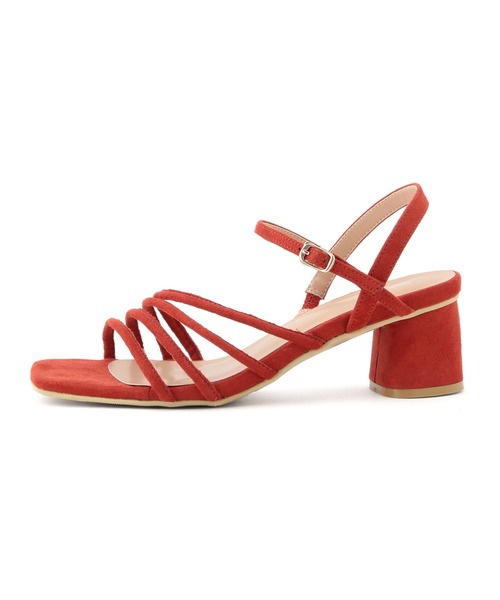 ROPE' PICNIC（ロペピクニック）の「【WEB限定サイズ:24.5】ナロウストリングヒールサンダル（サンダル・レディース・ブラック/キナリ/イエロー系その他2/レンガ・23.0cm/23.5cm/24.0cm/24.5cm）」の8枚目の写真