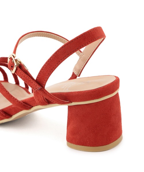 ROPE' PICNIC（ロペピクニック）の「【WEB限定サイズ:24.5】ナロウストリングヒールサンダル（サンダル・レディース・ブラック/キナリ/イエロー系その他2/レンガ・23.0cm/23.5cm/24.0cm/24.5cm）」の6枚目の写真