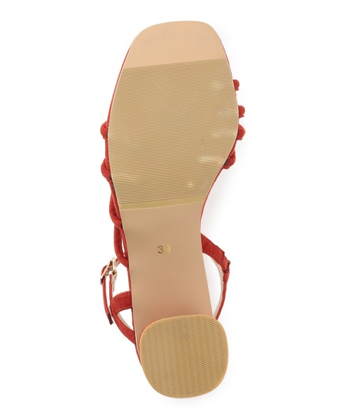 ROPE' PICNIC（ロペピクニック）の「【WEB限定サイズ:24.5】ナロウストリングヒールサンダル（サンダル・レディース・ブラック/キナリ/イエロー系その他2/レンガ・23.0cm/23.5cm/24.0cm/24.5cm）」の9枚目の写真