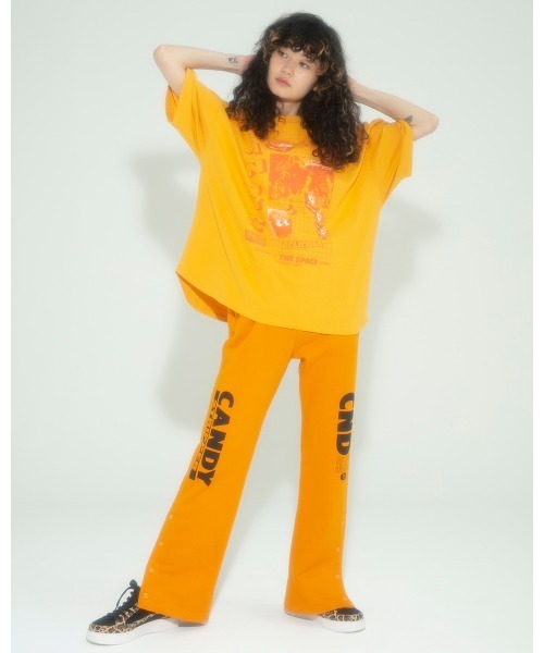 Candy Stripper（キャンディストリッパー）の「JUNK PLANET TEE（Tシャツ/カットソー・レディース・イエロー/ブラック/オフホワイト・2）」の14枚目の写真