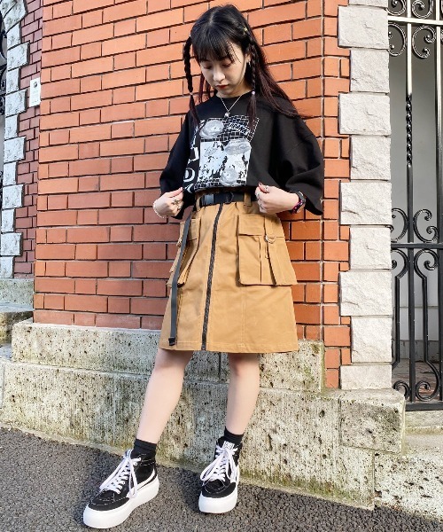 Candy Stripper（キャンディストリッパー）の「JUNK PLANET TEE（Tシャツ/カットソー・レディース・イエロー/ブラック/オフホワイト・2）」の17枚目の写真