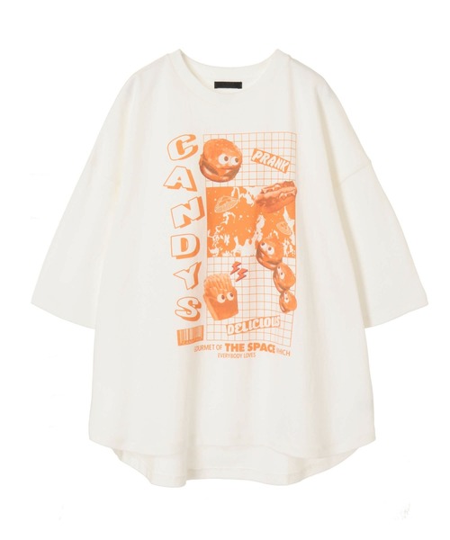 Candy Stripper（キャンディストリッパー）の「JUNK PLANET TEE（Tシャツ/カットソー・レディース・イエロー/ブラック/オフホワイト・2）」の16枚目の写真