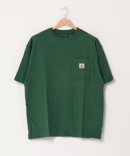 THE MORNING AFTER（ザ モーニング アフター）の「[ WOODS / ウッズ ] BIGポケットTシャツ（Tシャツ/カットソー・メンズ・ブラック/ブラウン/グリーン/パープル/ベージュ/イエロー/ホワイト・MEDIUM/LARGE/X-LARGE）」の5枚目の写真