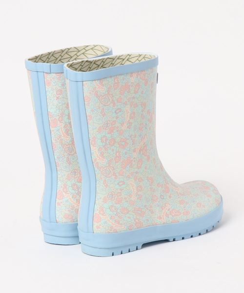 Catherine Cottage（キャサリンコテージ）の「総柄プリント レインブーツ（レインシューズ・キッズ・ライトブルー/ブラック/ブルー/ミント/ドット・23/24/22/20/19/21）」の10枚目の写真
