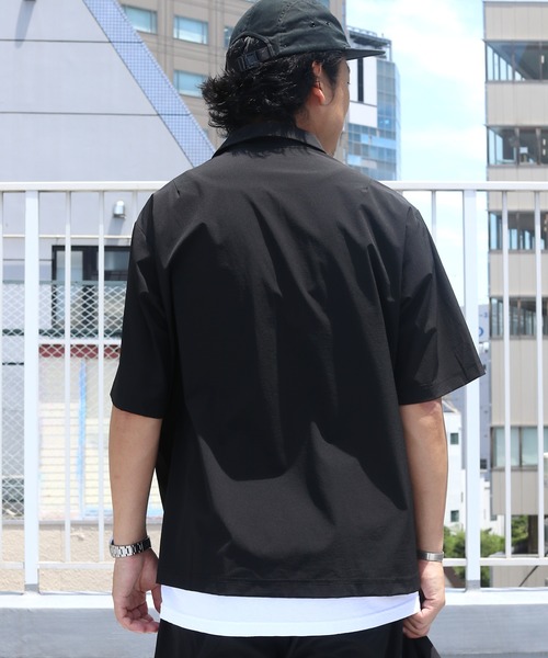 THOUSAND MILE（サウザンドマイル）の「【THOUSAND MILE】MEN'S SUMMER VACATION HOME WEAR LEISURE SET UP【サウザンド マイル】メンズ サマー ヴァケーション ホーム ウェア レジャー セット アップ（シャツ/ブラウス・メンズ・ネイビー/オリーブ/ブラック・M/L）」の4枚目の写真