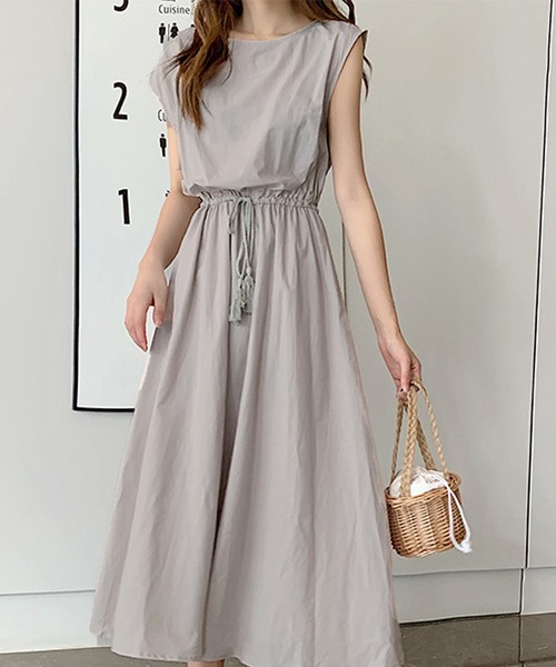 Amulet（アミュレット）の「最安値挑戦!ゆったりシルエットロングワンピース（ワンピース・レディース・キャメル/アイボリー/カーキ/ブラック/ネイビー/グレー/ブラウン・FREE）」の3枚目の写真