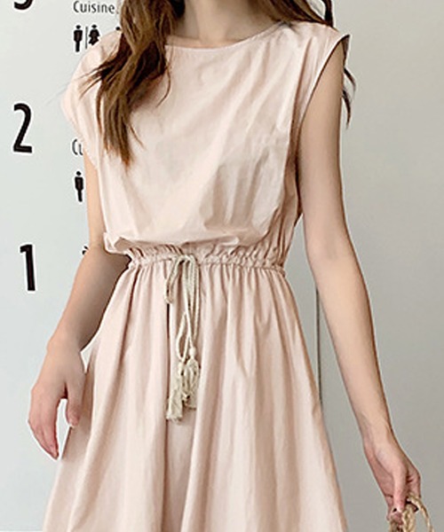 Amulet（アミュレット）の「最安値挑戦!ゆったりシルエットロングワンピース（ワンピース・レディース・キャメル/アイボリー/カーキ/ブラック/ネイビー/グレー/ブラウン・FREE）」の8枚目の写真