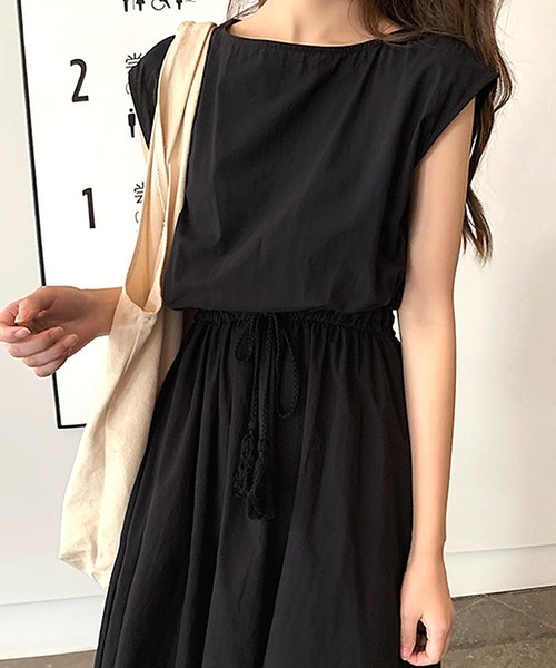 Amulet（アミュレット）の「最安値挑戦!ゆったりシルエットロングワンピース（ワンピース・レディース・キャメル/アイボリー/カーキ/ブラック/ネイビー/グレー/ブラウン・FREE）」の10枚目の写真