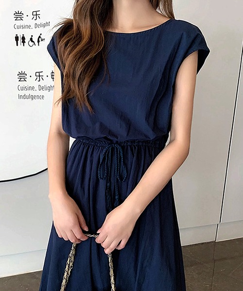 Amulet（アミュレット）の「最安値挑戦!ゆったりシルエットロングワンピース（ワンピース・レディース・キャメル/アイボリー/カーキ/ブラック/ネイビー/グレー/ブラウン・FREE）」の12枚目の写真