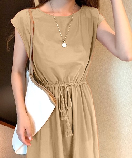 Amulet（アミュレット）の「最安値挑戦!ゆったりシルエットロングワンピース（ワンピース・レディース・キャメル/アイボリー/カーキ/ブラック/ネイビー/グレー/ブラウン・FREE）」の14枚目の写真