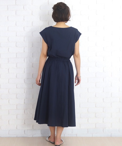 Amulet（アミュレット）の「最安値挑戦!ゆったりシルエットロングワンピース（ワンピース・レディース・キャメル/アイボリー/カーキ/ブラック/ネイビー/グレー/ブラウン・FREE）」の19枚目の写真