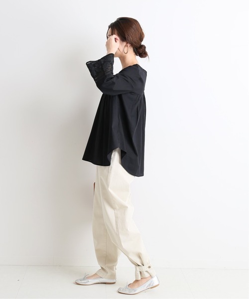 【IENA】Vネック ブラウス IENA（イエナ）の「Vネック サッカーブラウス（シャツ/ブラウス