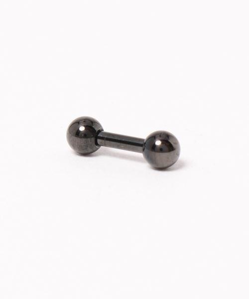 MORPH(モルフ)の「MORPH モルフ バーベルボディーピアス 14ゲージ 6mm~18mm(ピアス(片耳用)・メンズ・ブラック・6/8/10/12/14/16/18)」の6枚目の写真