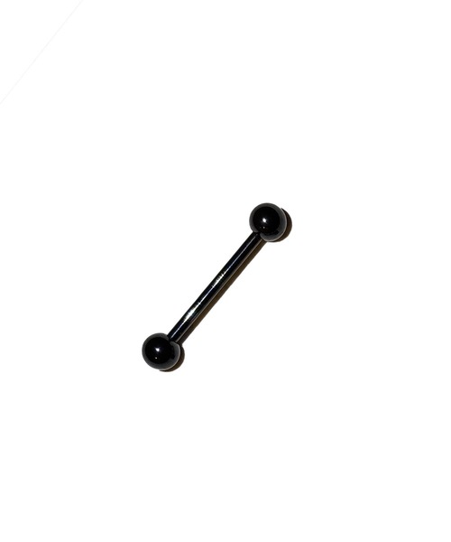 MORPH(モルフ)の「MORPH モルフ バーベルボディーピアス 14ゲージ 6mm~18mm(ピアス(片耳用)・メンズ・ブラック・6/8/10/12/14/16/18)」の5枚目の写真